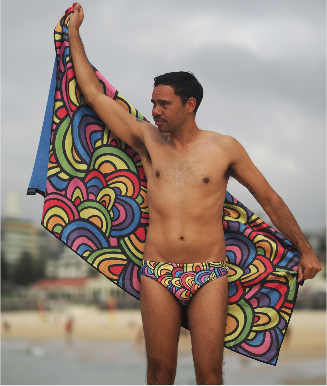 Gathering Pipis - Recycled Sand Free Beach Towel