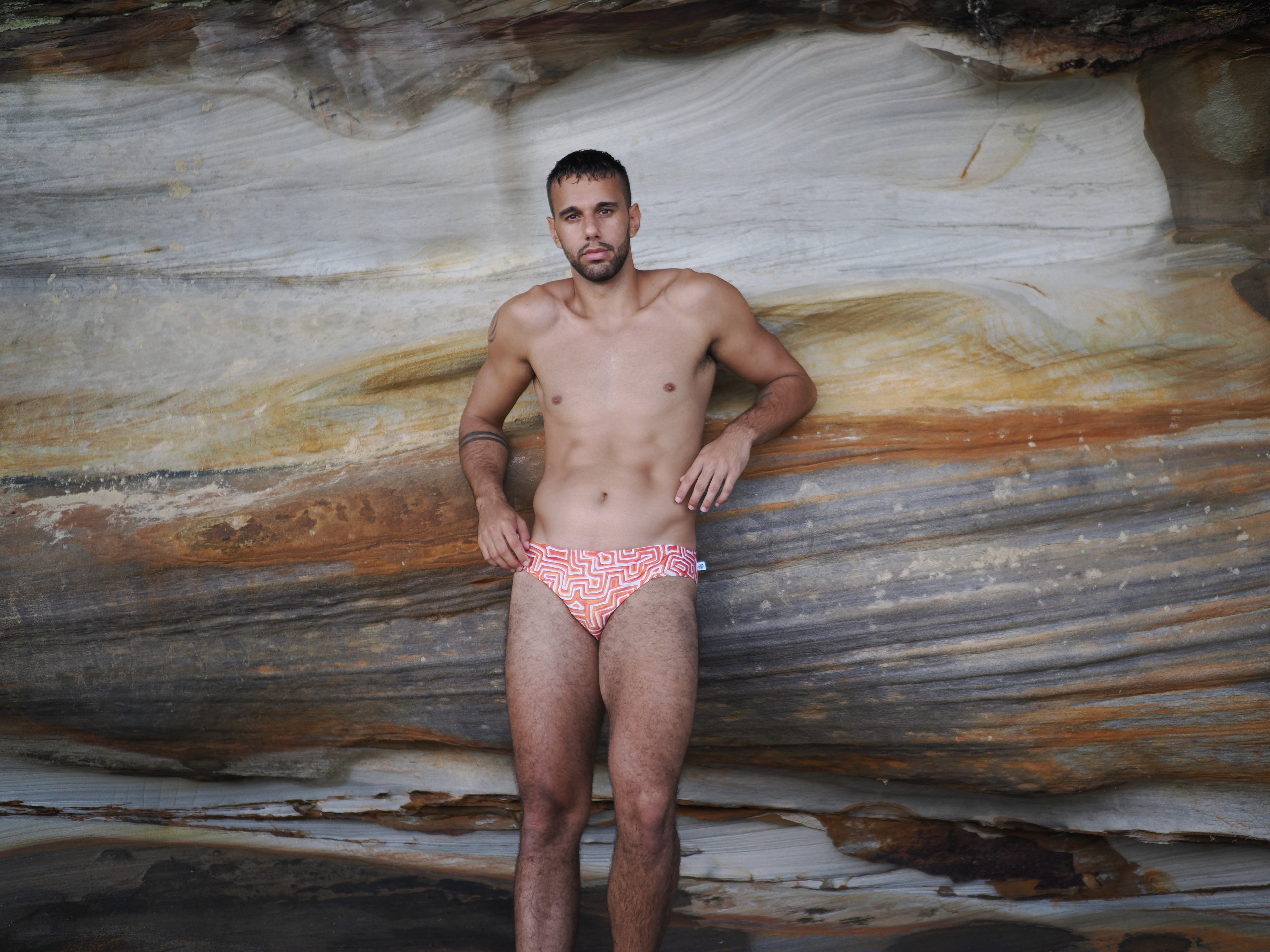 Aboriginal Swimwear, Australian Made Mens Swimwear