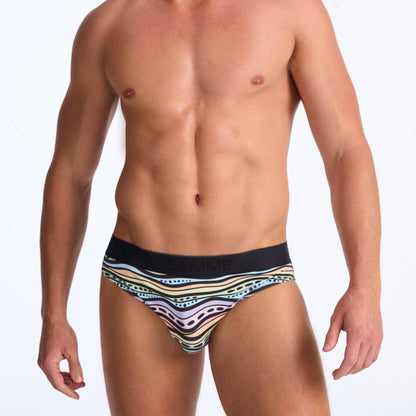 TEAMM8 x GALI Brief - Worimi Waves (Rainbow)